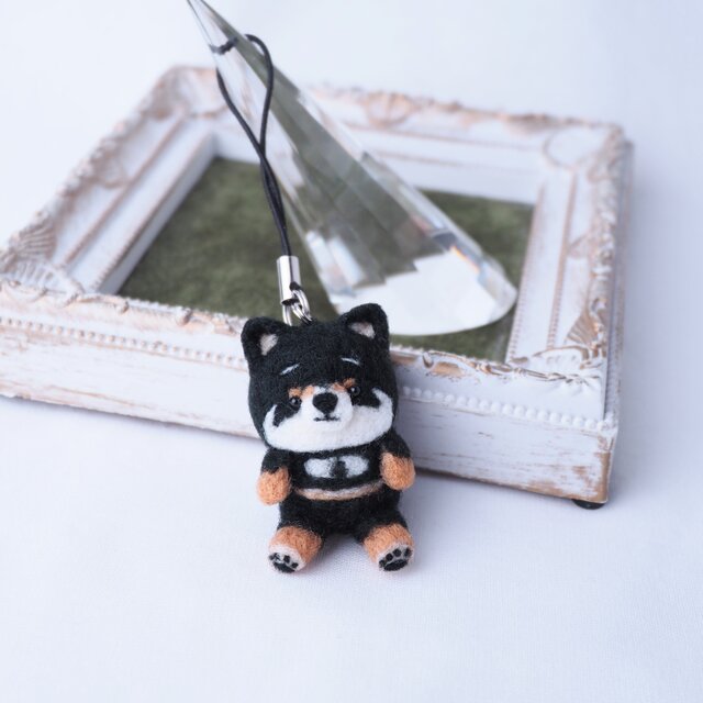 受注制作】-特別記念価格- ぬいぐるみ風のまゆ柴犬(赤柴・黒柴・白柴