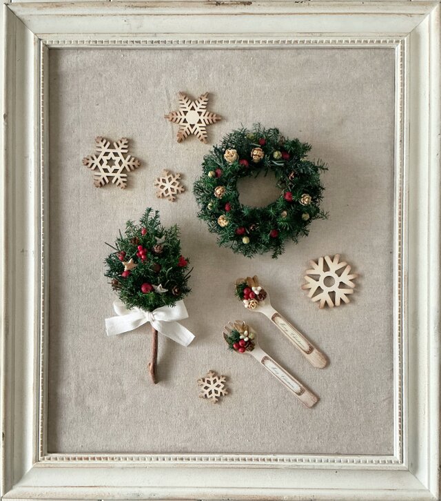 クリスマスのミニディスプレイセット Red ver. | iichi 日々の