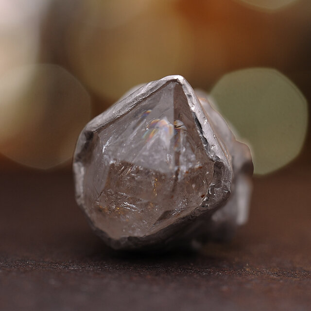 水晶原石のリング