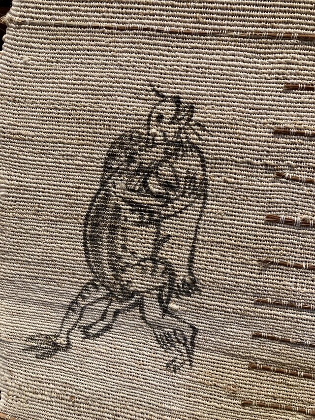 鳥獣戯画のれん | iichi 日々の暮らしを心地よくするハンドメイドや