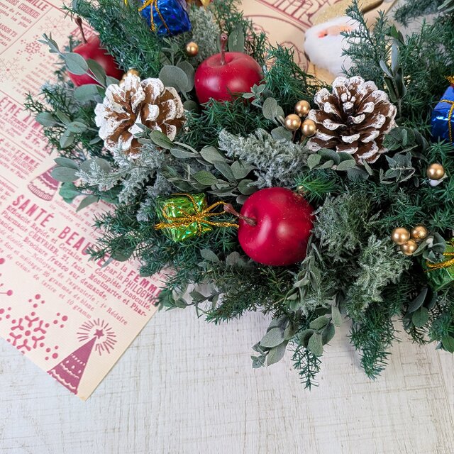 1.クリスマスハーフリース クリスマス早割企画】クリスマスハーフリース（金色帽子のサンタ