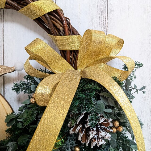 クリスマス早割企画】クリスマスハーフリース（金色帽子のサンタ