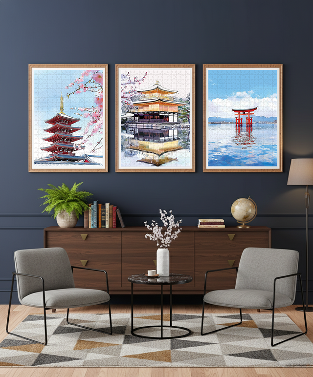 日本絶景パズル｜金閣寺（京都府）｜日本製｜飾り・贈り物