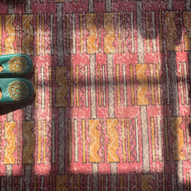 ヴィンテージラグ　トルコ　手織り絨毯　トライバルラグ ヴィンテージラグ｜ボー・デコールセレクトのトライバルラグ