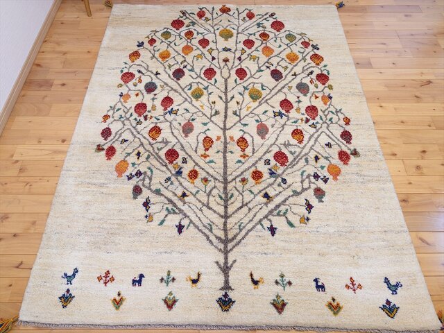 ペルシャ ヤムート ラグ 草木染め ペルシャ ヤムート ラグ 草木染め