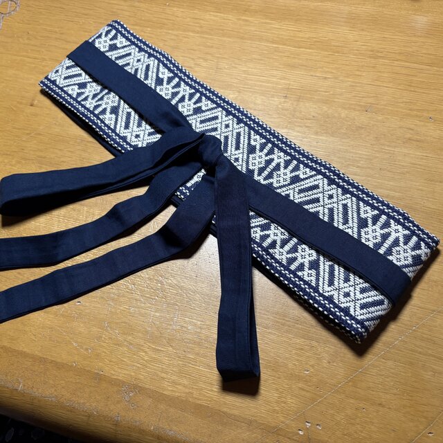 こぎん刺し 帯ベルト【西こぎんver.】 | iichi 日々の暮らしを心地よく