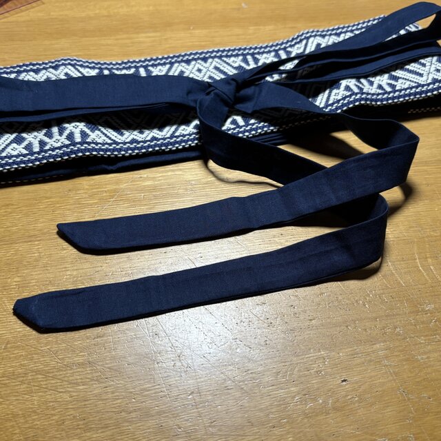こぎん刺し 帯ベルト【西こぎんver.】 | iichi 日々の暮らしを心地よく