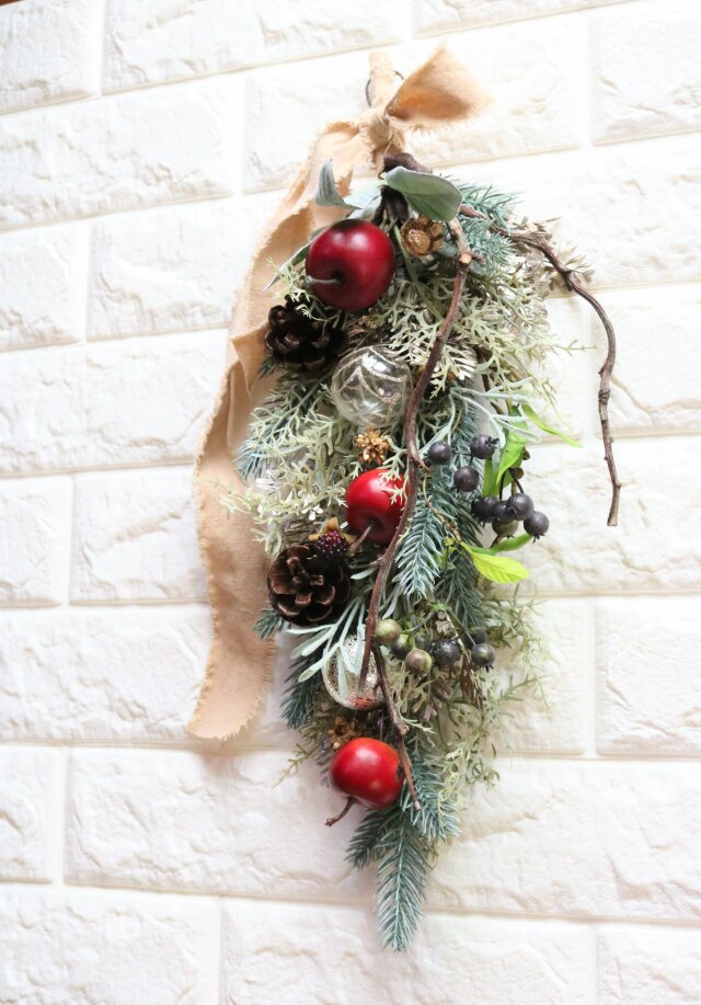 造花 スワッグ クリスマス 新品 クリスマス スワッグ 造花 | iichi 日々の暮らしを心地よくする