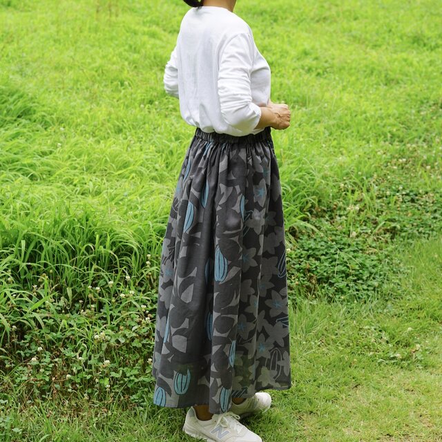 ロングスカート スターフルーツ_シルエット