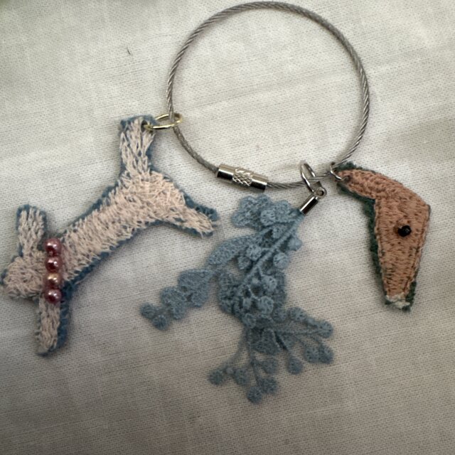 ミナペルホネン　マスクチャーム　ハンドメイド ミナペルホネン ハンドメイド マスクチャーム