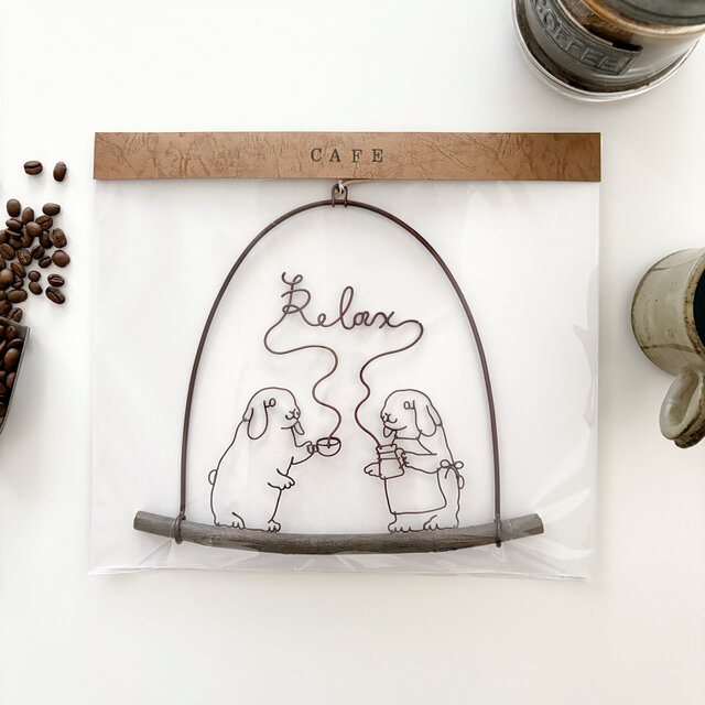 ホーランドロップ達のRelaxコーヒーオーナメント