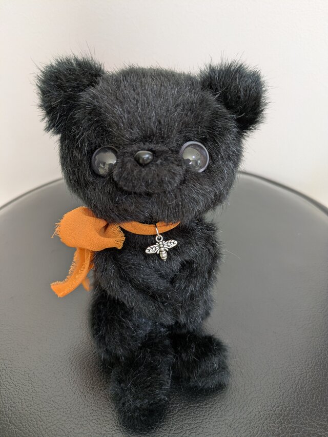 ぬいぐるみ☆やわふわな黒い子ぐまちゃん☆ | iichi 日々の暮らしを