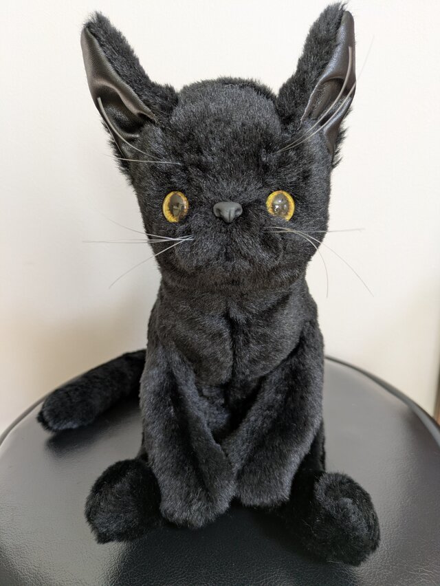 ハンドメイド* ぬいぐるみ*黒猫*ポージング自由 ぬいぐるみ☆黒猫☆ポージング自由 | iichi 日々の暮らしを心地よく
