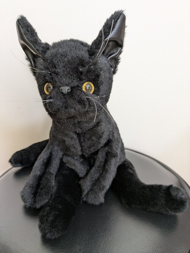 ハンドメイド* ぬいぐるみ*黒猫*ポージング自由 ぬいぐるみ☆黒猫☆ポージング自由 | iichi 日々の暮らしを心地よく