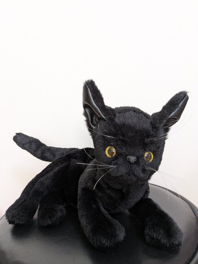 ハンドメイド* ぬいぐるみ*黒猫*ポージング自由 ぬいぐるみ☆黒猫☆ポージング自由 | iichi 日々の暮らしを心地よく