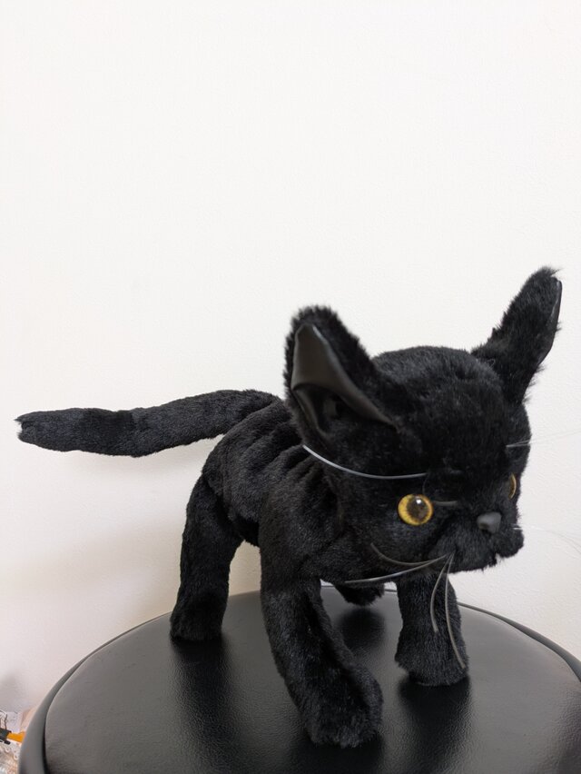 ぬいぐるみ☆黒猫☆ポージング自由 | iichi 日々の暮らしを心地よく