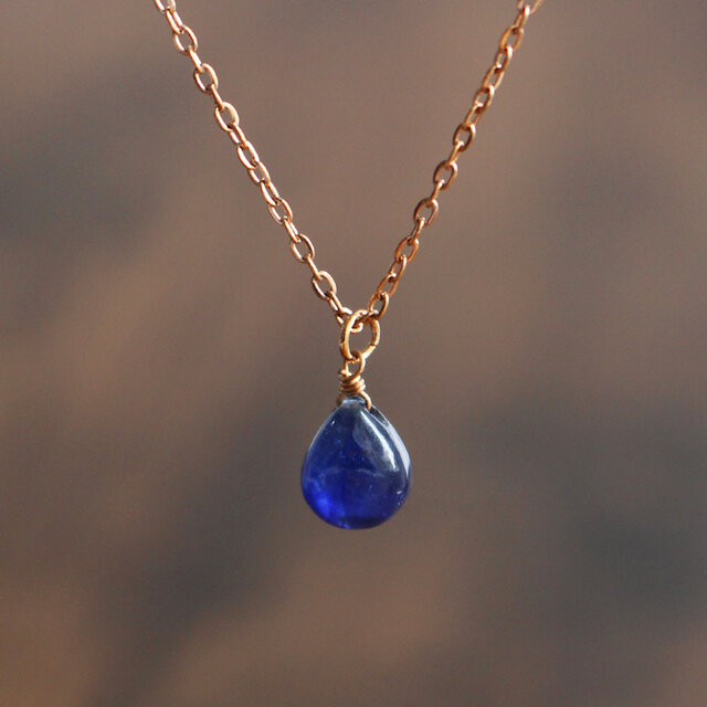 ✨9月誕生石✨ ブルーサファイア＜プレーン＞のペンダント（サージカルステンレス）