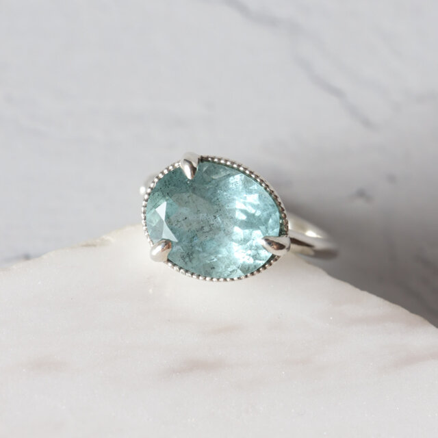 Moss Aquamarine モスアクアマリン リング 【１点限定】