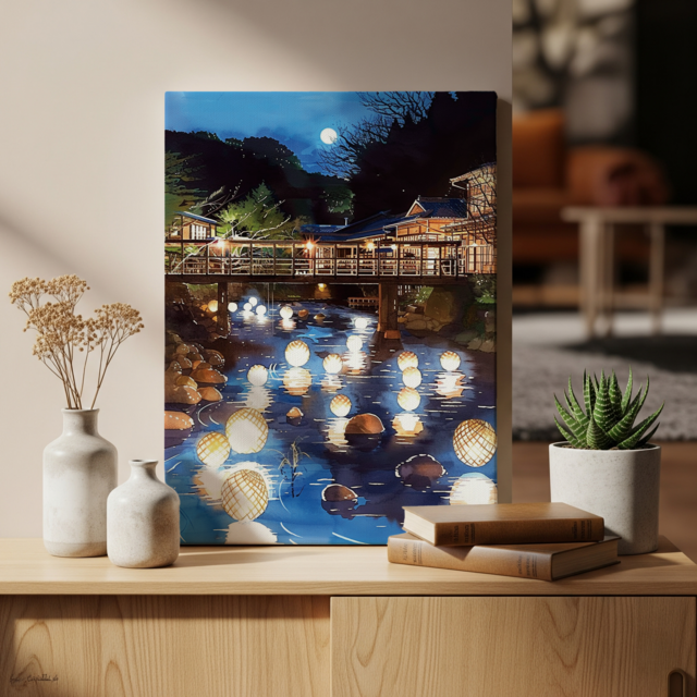 日本絶景アートボード｜黒川温泉（熊本県）｜日本の風景｜贈り物・コレクション・インテリア・ウォールアート