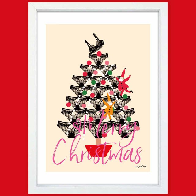 おやおや？　クリスマス　送料無料 　イラスト　A4〜A0　ポスター　アートポスター　アート/sei検索新着順　3796