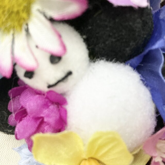 クリスマスリース （造花、リース、カラフル、ラブリー、雪だるま）の