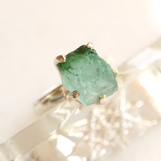 SVR-303 【CERCA50%OFF】トルマリン スターリングシルバーリング 18号