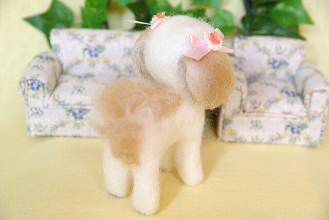 □羊毛フェルト シーズー 犬 | iichi 日々の暮らしを心地よく