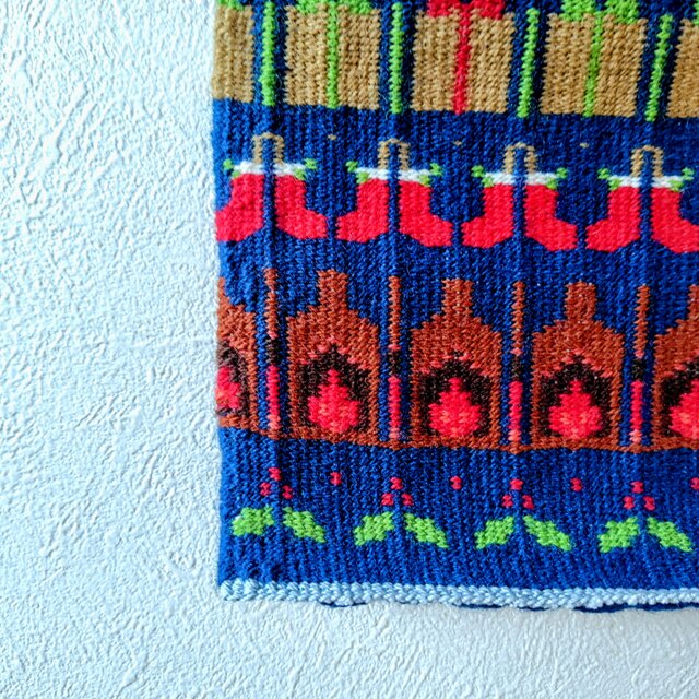 北欧手織りクリスマスタペストリー（Christmas Night) | iichi 日々の