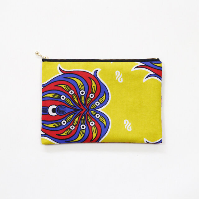 カンガのフラットポーチ （ ペンタクル ） 手帳ケース パスポート 薬手帳 通帳入れ