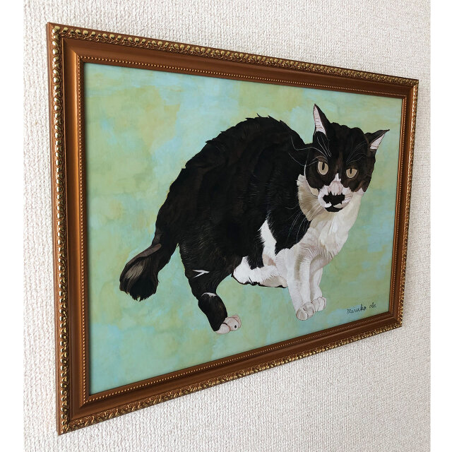 原画「ハッチ」➕猫イラスト3枚無料プレゼント！ | iichi 日々の