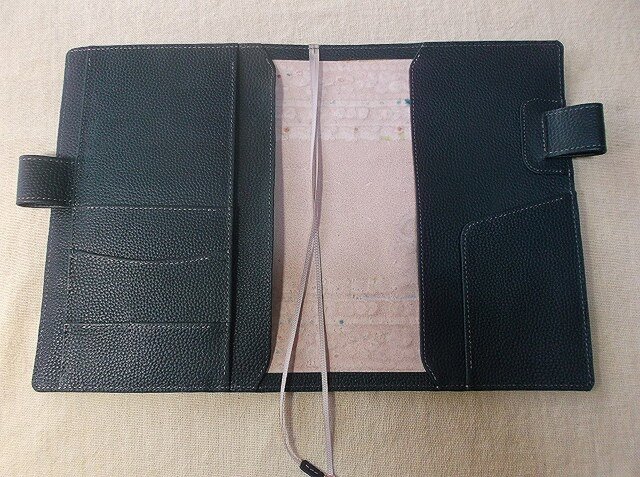 ほぼ日手帳カズン対応 A5サイズ手帳カバー レザー 刻印＆拭き染め