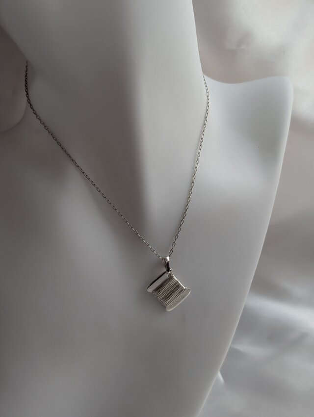 受注制作【糸巻きペンダント】～永遠に解けない、糸の記憶～Silver925