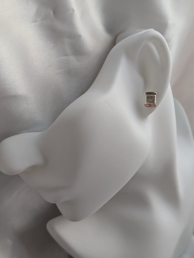 受注制作【糸巻きピアス】～永遠に解けない、糸の記憶～Silver925