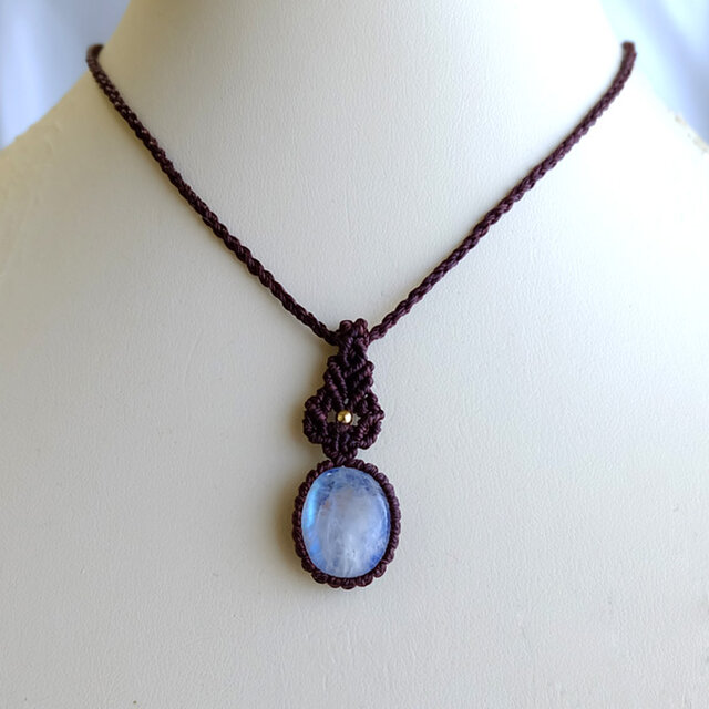 ムーンストーン（スリランカ産）ブルーシラーが美しい天然石 マクラメ