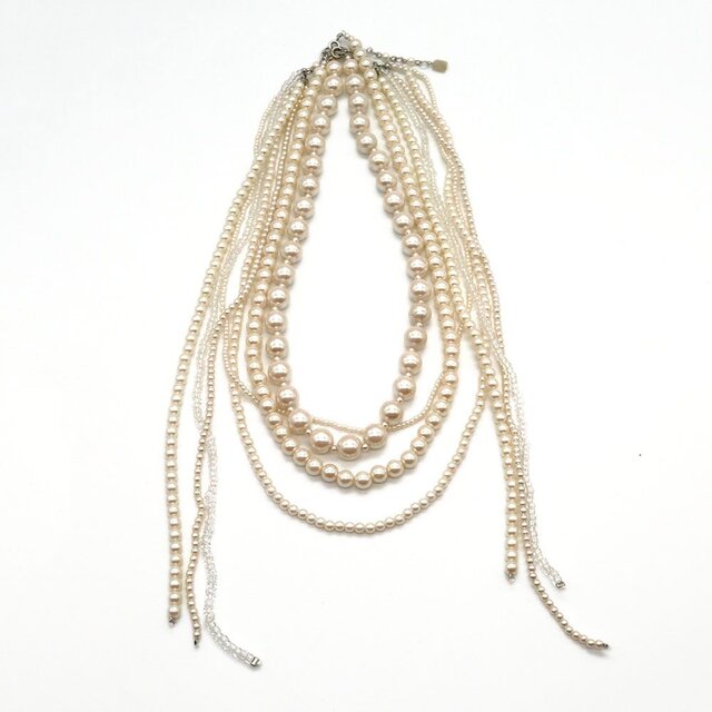 CE-N-9 【CERCA】3種のパールネックレス