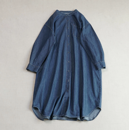 【受注製作】綿. プリント フリルカラー シャツ 長袖 ゆったり 通勤 春 秋のコピーのコピーのコピー