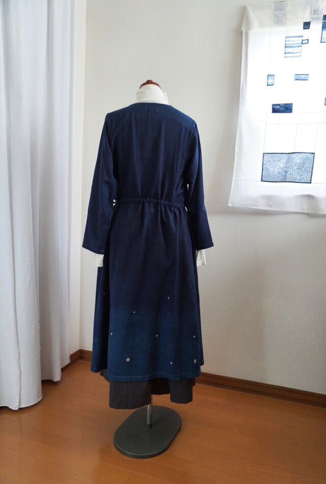 HUIS ウォッシャブルウール カシュクールワンピース 宵 | iichi 日々の 