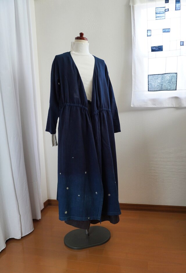 HUIS ウォッシャブルウール カシュクールワンピース 宵 | iichi 日々の