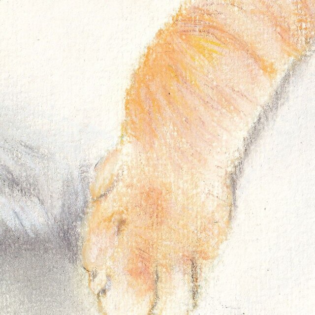 羊を数える夜（パステル画 原画） | iichi 日々の暮らしを心地よくする