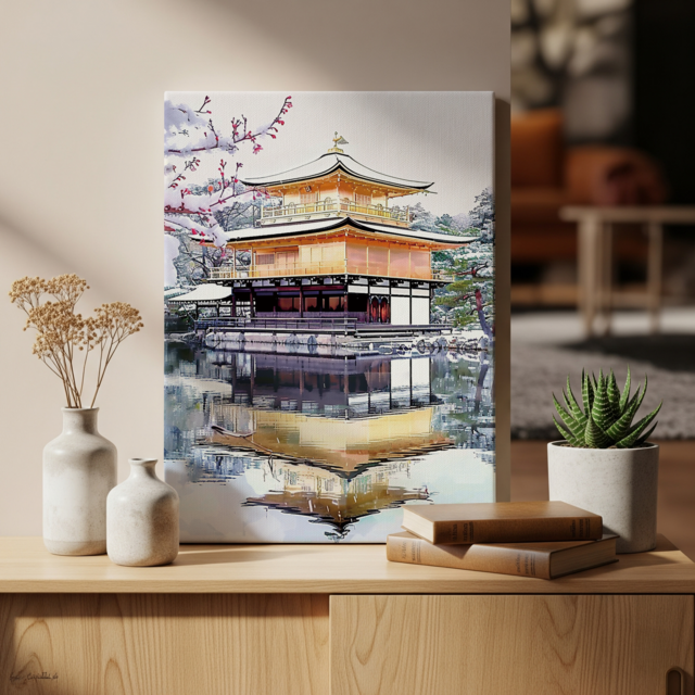 日本絶景アートボード｜金閣寺（京都府）｜日本の風景｜贈り物・コレクション・インテリア・ウォールアート
