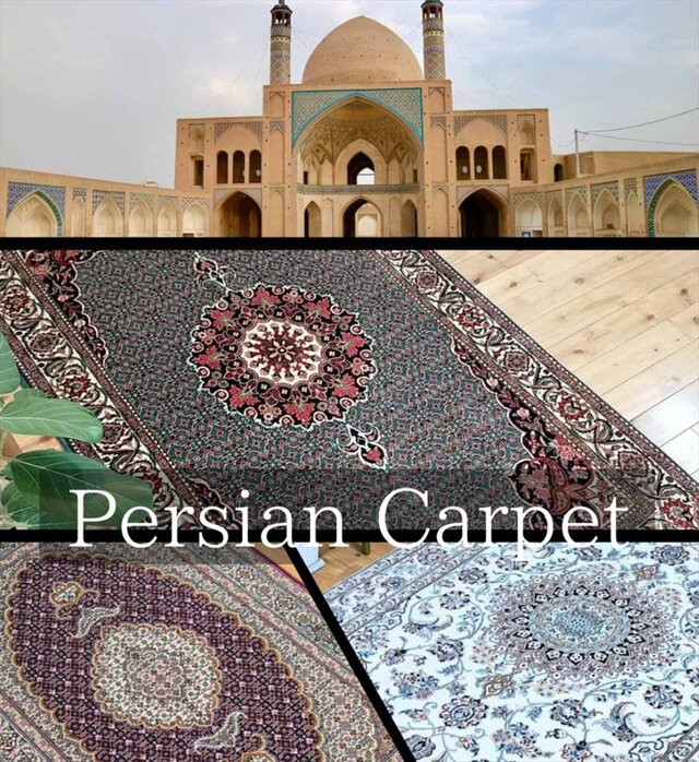 ペルシャ絨毯 タブリーズ産 マヒデザイン 50RAJ ウール&シルク