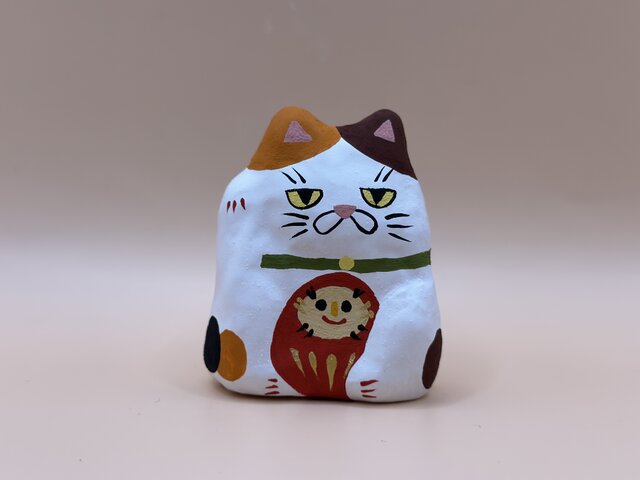 福ばんないまねき猫（三毛猫） | iichi 日々の暮らしを心地よくする