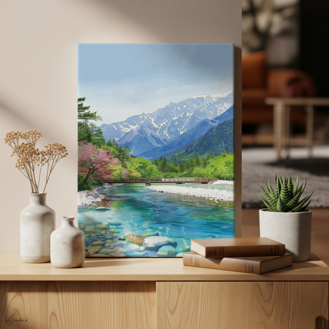 日本絶景アートボード｜上高地（長野県）｜日本の風景｜贈り物・コレクション・インテリア・ウォールアート