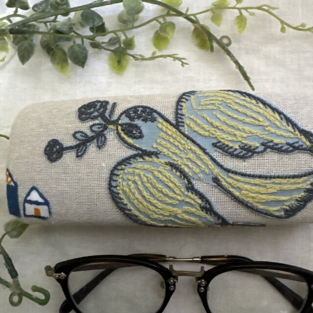 ムーンストーンページ】ミナペルホネン メガネケース 2点 ムーン