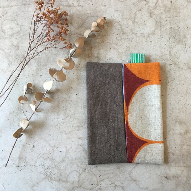 北欧と水玉模様のポケットティッシュケース（424）