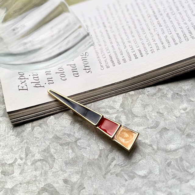 SCM49-【 MONET 】モネ・ヴィンテージブローチ 1980's Multicolored Enamel