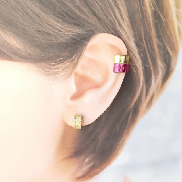 軽い〉〈痛くない〉〈挟むだけ〉2wayデザインビビッドピンクフラット