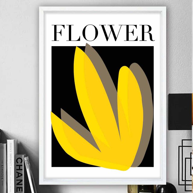 FLOWER  花　送料無料 　イラスト　A4〜A0　ポスター　アートポスター　アート/sei検索新着順　1752