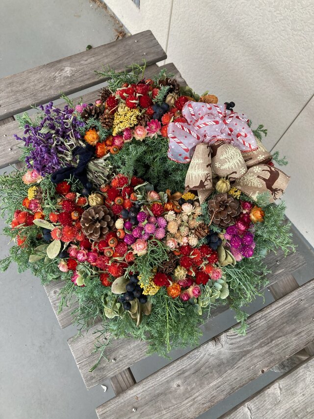 森の国のクリスマスリース（大）