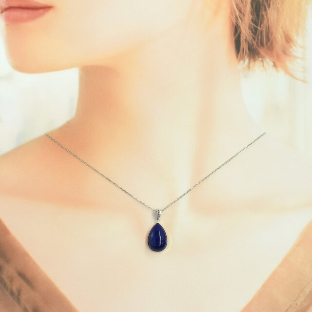 K18 ラピスラズリ ペンダントトップ CL038CIBSN | iichi 日々の暮らし